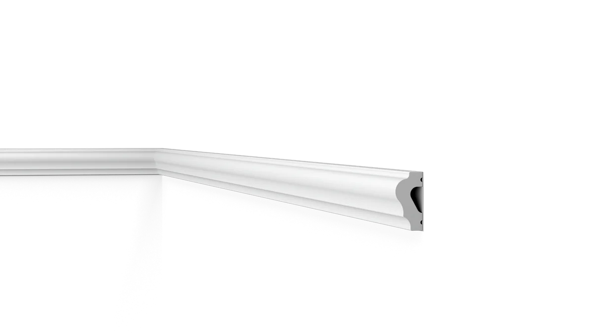 WL2 Plain Dado Rail 40mm x 20mm x 2.0m Polymer - Image 2