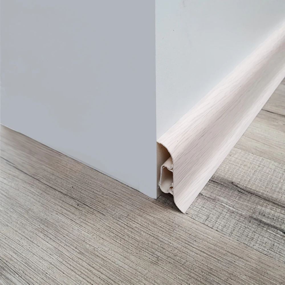 PVC Neo Creamy Skirting 60mm x 2.5m