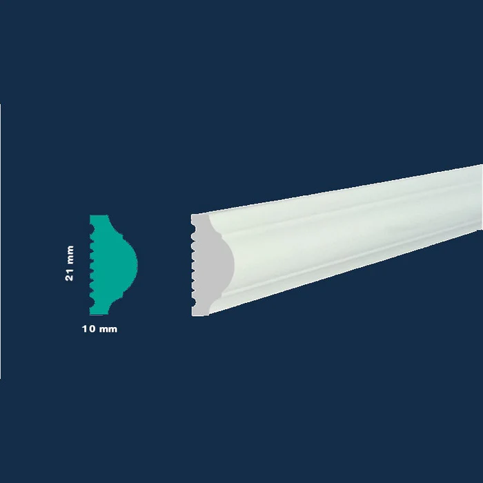 Polymer Dado Rail 21x10x2.7m - 3048WN