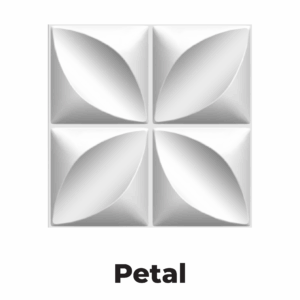 Artblockz Petal 3D Wall Panel 500mm x 500mm
