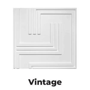 Artblockz Vintage 3D Wall Panel 500mm x 500mm