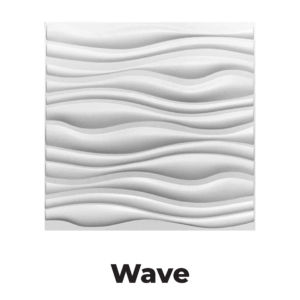 Artblockz Wave 3D Wall Panel 500mm x 500mm
