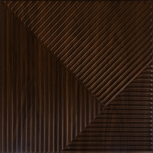 Vesper Black Wood Wall Panel 500mm x 500mm