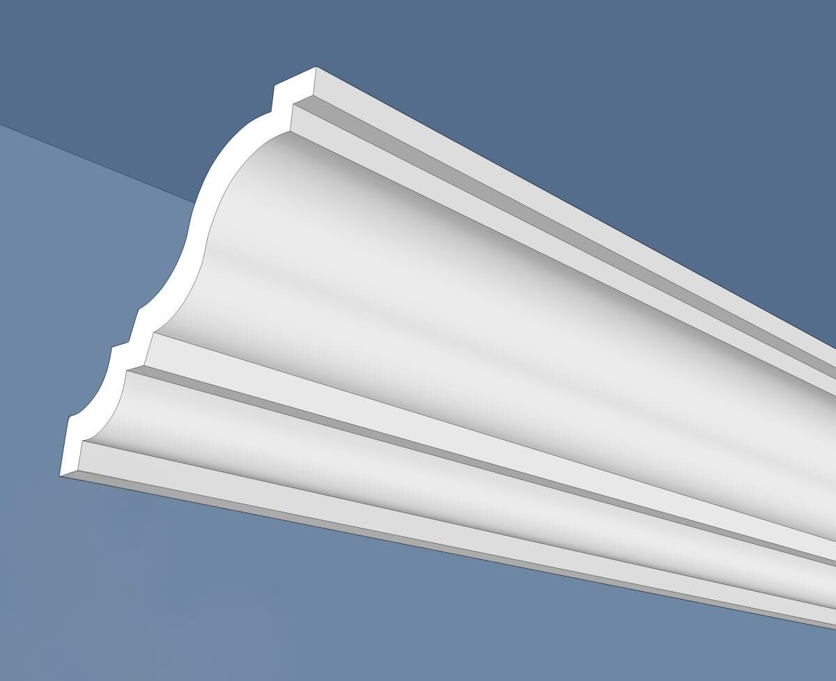 Alina 140mm XPS High Density Cornice 2m (100mm x 100mm)